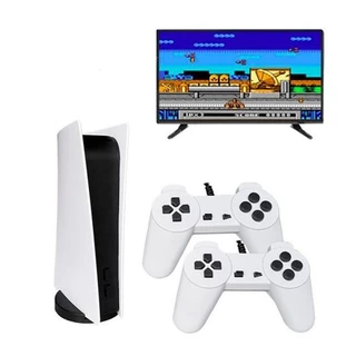 Polystation 5 DS5 TV Game Console 8 Bit Retro Vídeo 2000 Jogos Clássicos Estação GS5 Embutida Saída AV Gamepad Portátil Com Fio USB