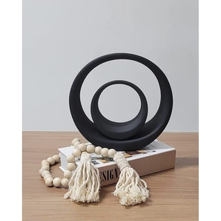 Conjunto Vasos Decorativos Enfeite Decorativo Cerâmica Sala