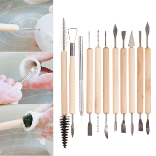 111 Pcs Conjunto De Ferramentas De Escultura Em Cerâmica Textura De Detalhes Modelagem De Lâminas De Argila Aço Inoxidável Kit Esculpir Furo