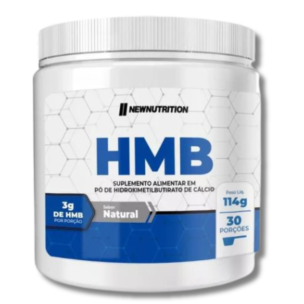 Hidroximetilbutirato de Cálcio HMB 114g Natural Newnutrition
