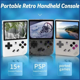 [wasleyy] RG35XX PLUS Retro Console De Jogo Portátil 3.5-Inch Tela IPS 3300mAH Bateria Recarregável Ultra Longa Duração