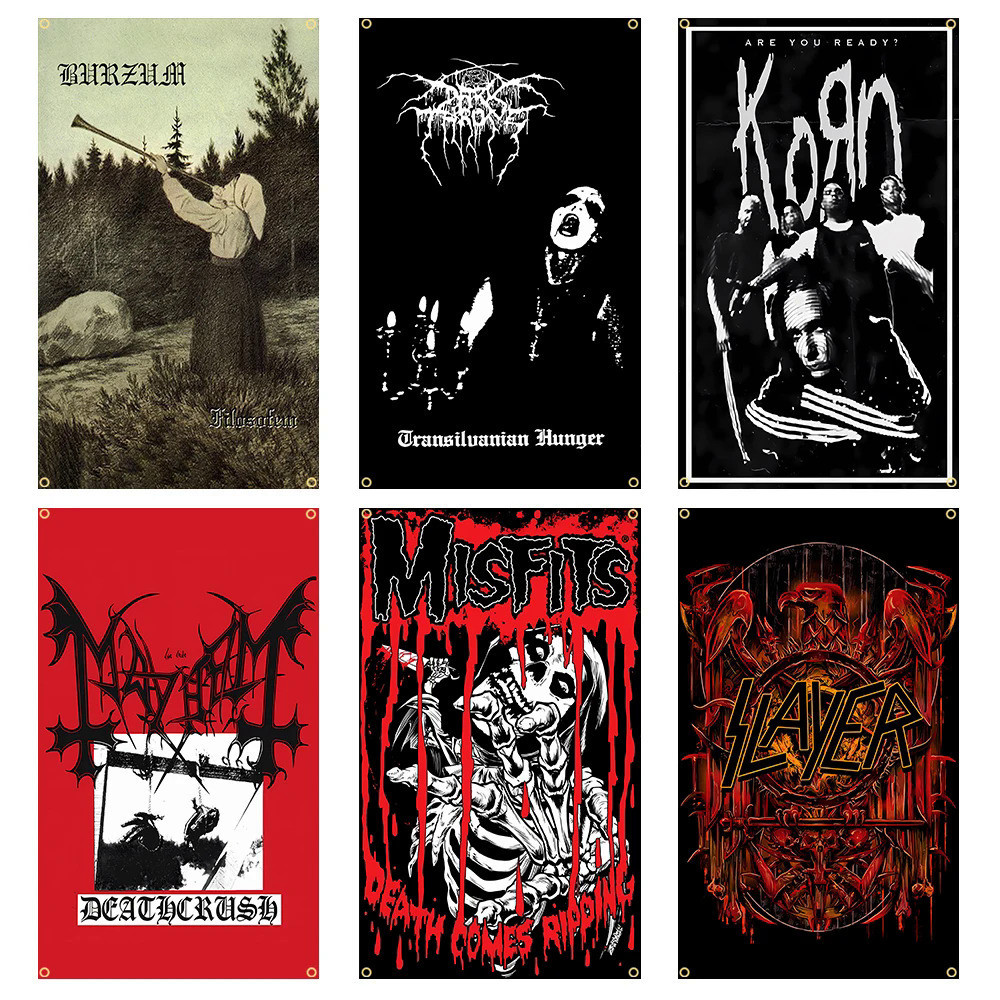 Pôster De Metal Rock Music Home Decoração Pintura A3