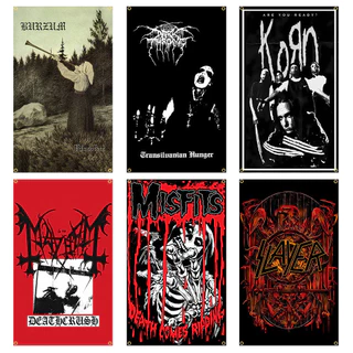 Pôster De Metal Rock Music Home Decoração Pintura A3