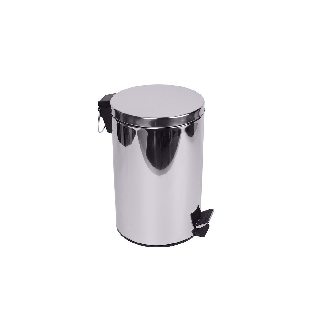 Lixeira 3Litros Aço Inox com Pedal Cesto Removível Higiênico