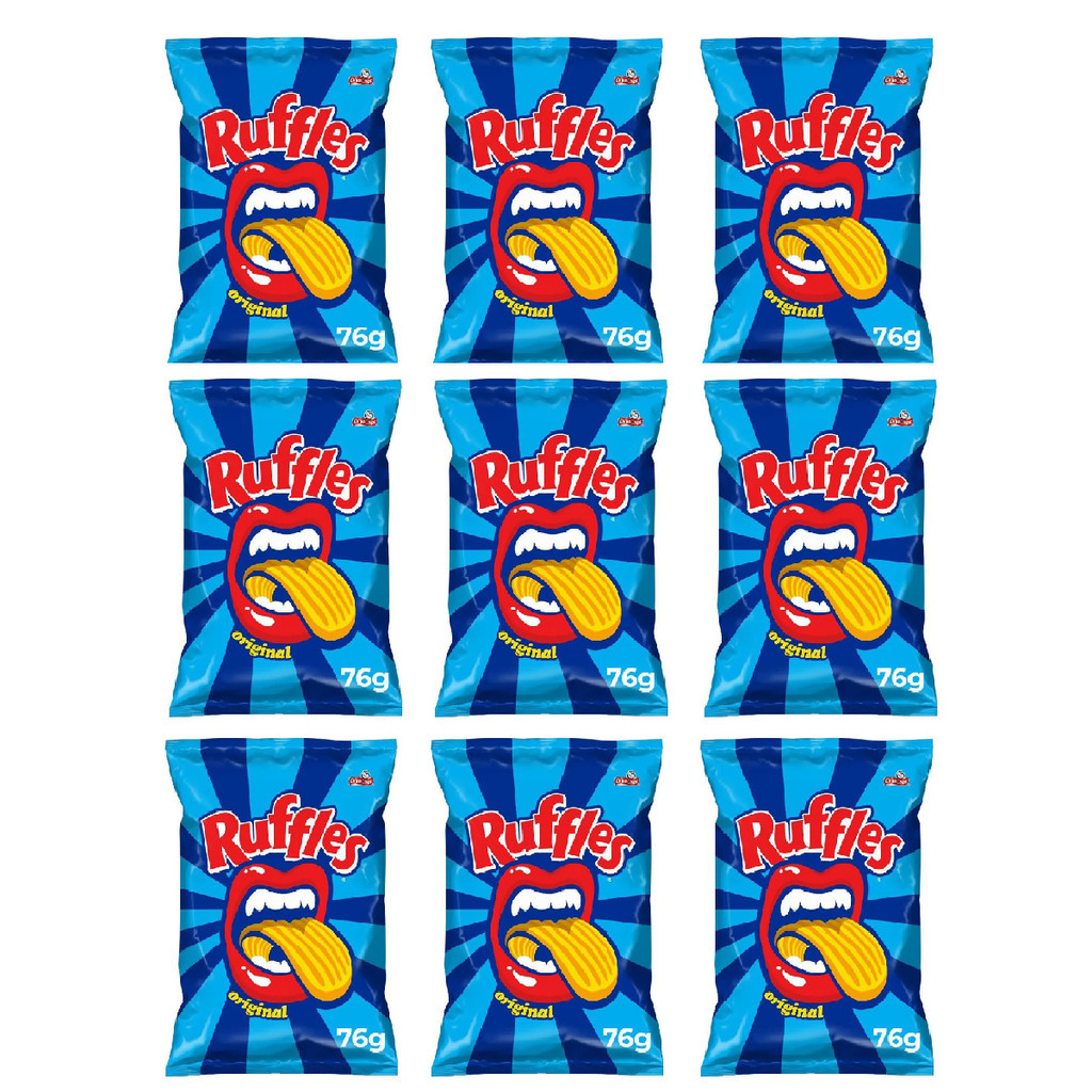 KIT 9 ELMA CHIPS RUFFLES 76GR PC. ORIGINAL | Shopee Brasil