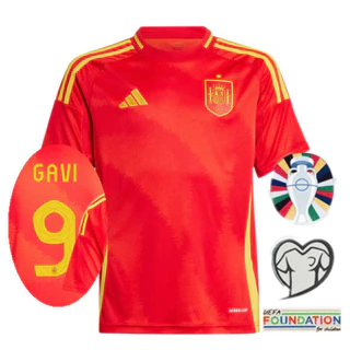 2024 EURO Espanha Caseiro Camisa De Futebol Para Homens Emissão De Alta Qualidade AAA