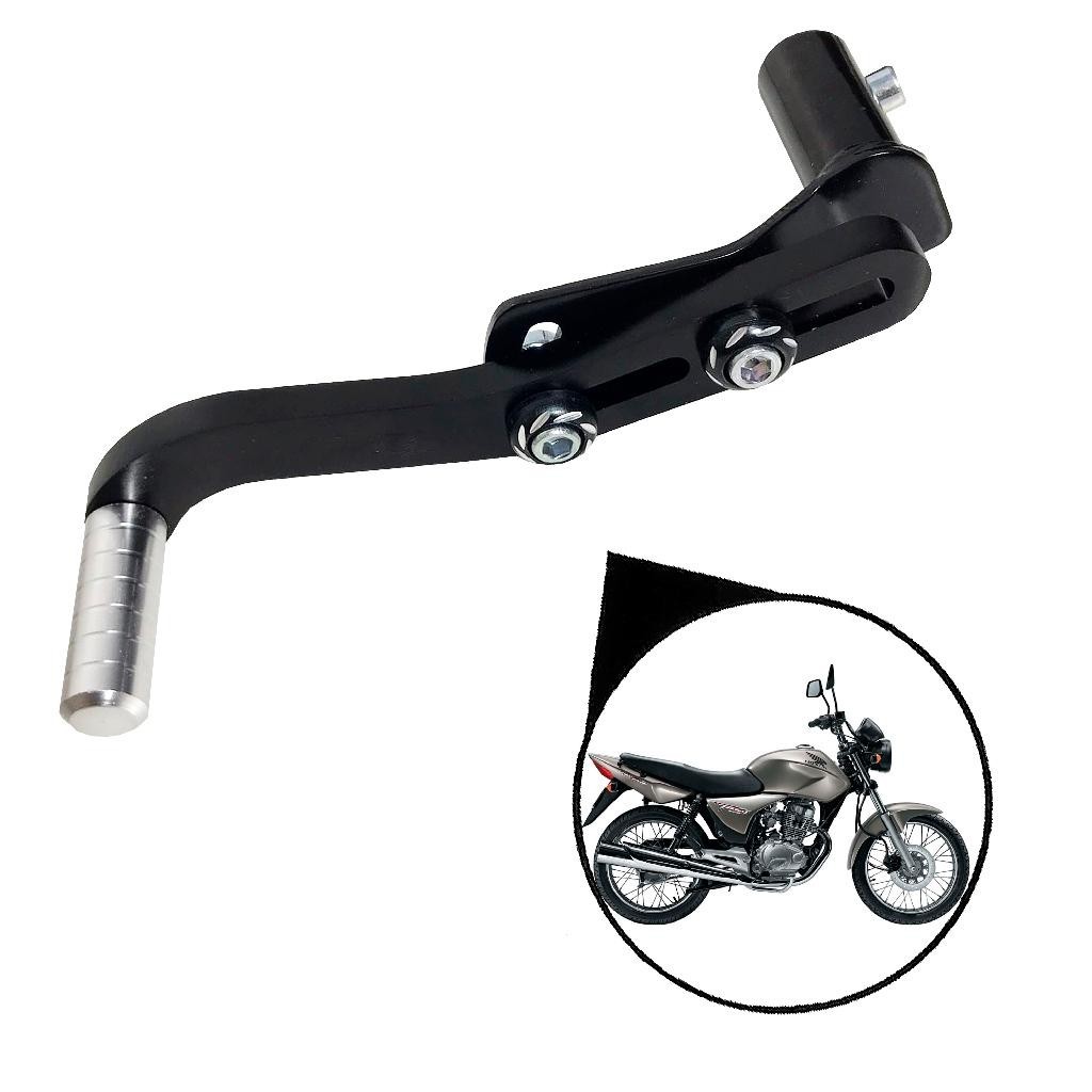 Pedal Cambio Esportivo com Regulagem Universal Preto