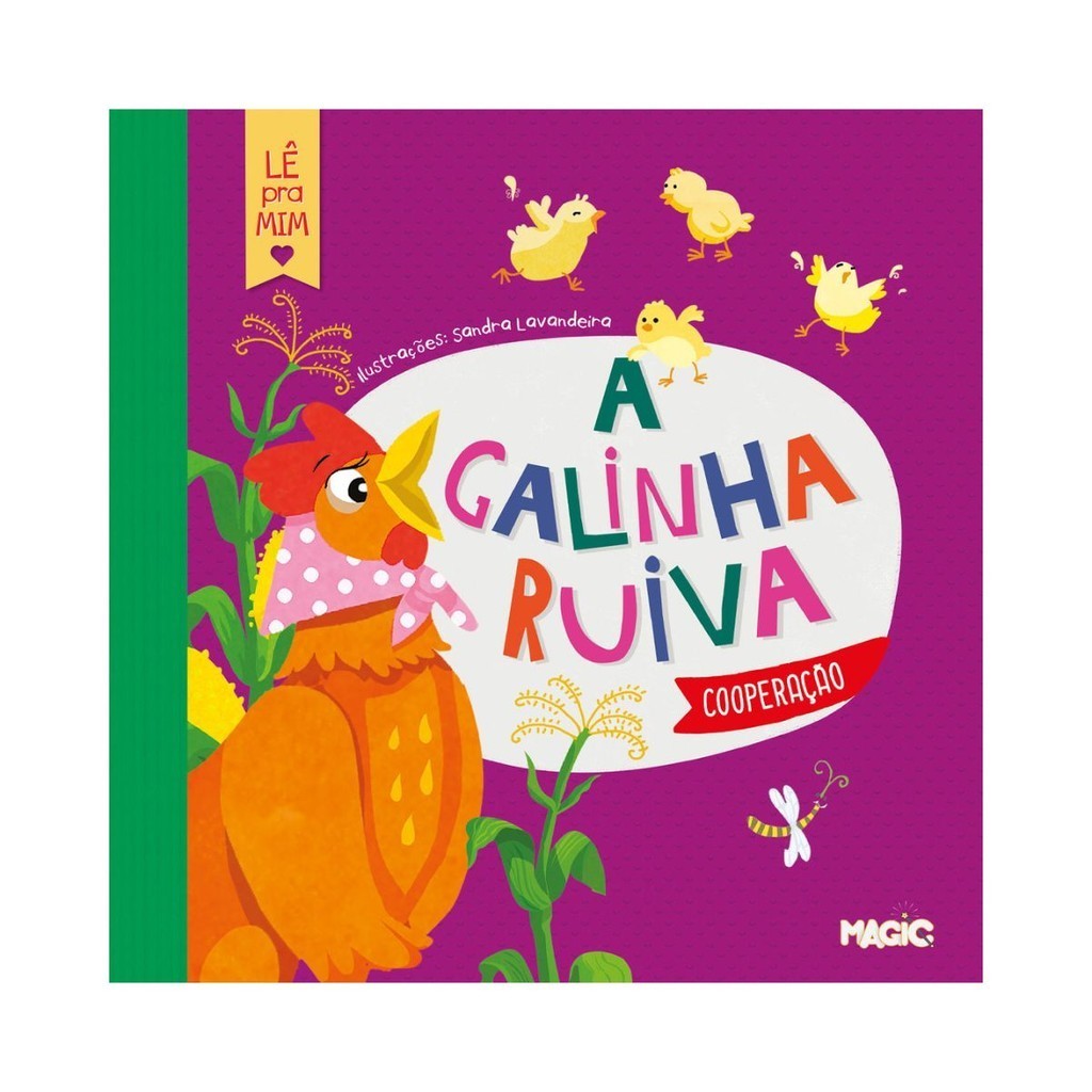 Livro Infantil de Histórias Lê Pra Mim - A Galinha Ruiva | Shopee Brasil