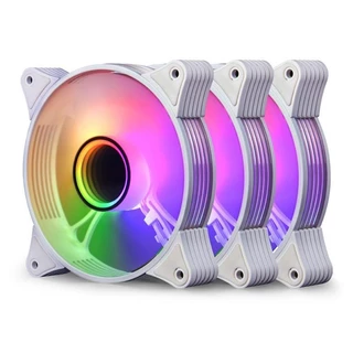 Kit Ventoinhas Aigo Darkflash AR12 Pro, ARGB, 3x120mm, Branco, AR12-PRO-3IN1-WH em Oferta na Shopee