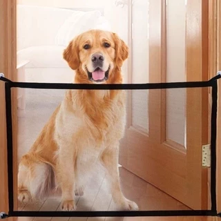 Cerca Cercado Tela Grande Para Cachorros e Crianças Tela 1,90x70cm Proteção Removível