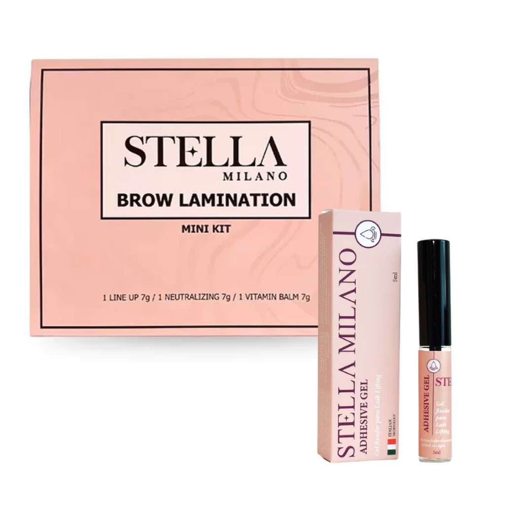 Mini Stella Milano 7g + Gel Fixador Adesivo Lash Lifting 5ml | Shopee ...