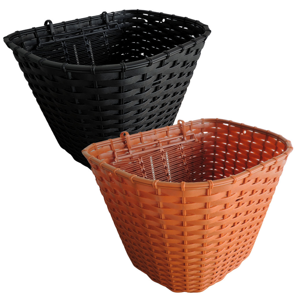 Cesta de Bicileta Retro Vintage Plástica Cestinha Bike 24 26