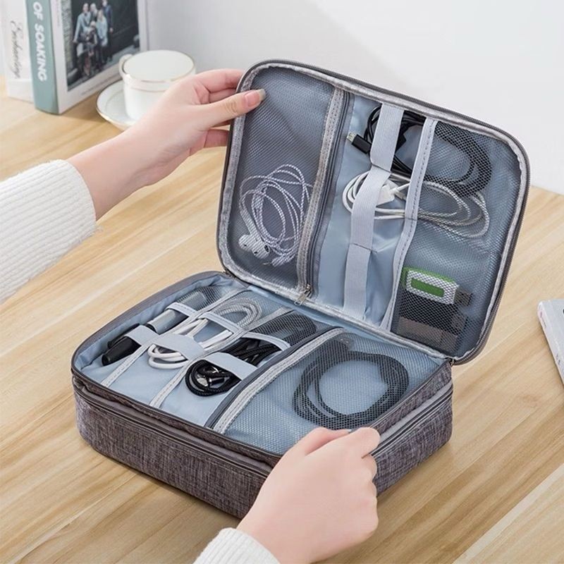 Bolsa De Armazenamento De Cabo De Dados Digital Multifuncional Viagem Necessário X120 X122 JZ