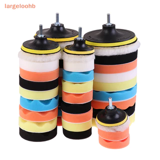 [largeloohb] 5/11PC 3'4 5 6 Kit De Polimento De Esponja Para Carro Polidor Abrasivo