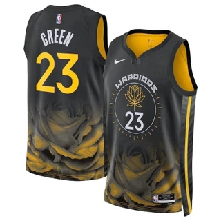Camisa De Basquete Golden State Warriors City Edition Swingman jersey Design 2022-23City 22-Preto-Draymond Green-Unissex Nba .