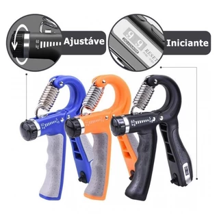 Exercitador para mãos e punho Hand Grip Ajustável Regulagem De Peso E Contador 5kg-60kg Academia Crossfit Musculação Fisioterapia