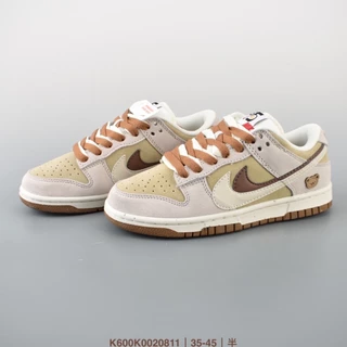 Nike Dunk SB Baixa Sombra Bege Marrom Low-Top Casual Sneakers