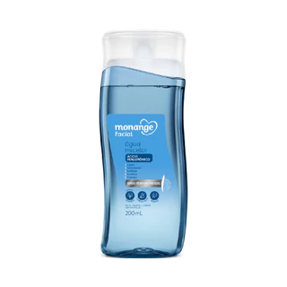 Agua Micelar Hialuronico Limpeza Facial Vegano Monange 200Ml