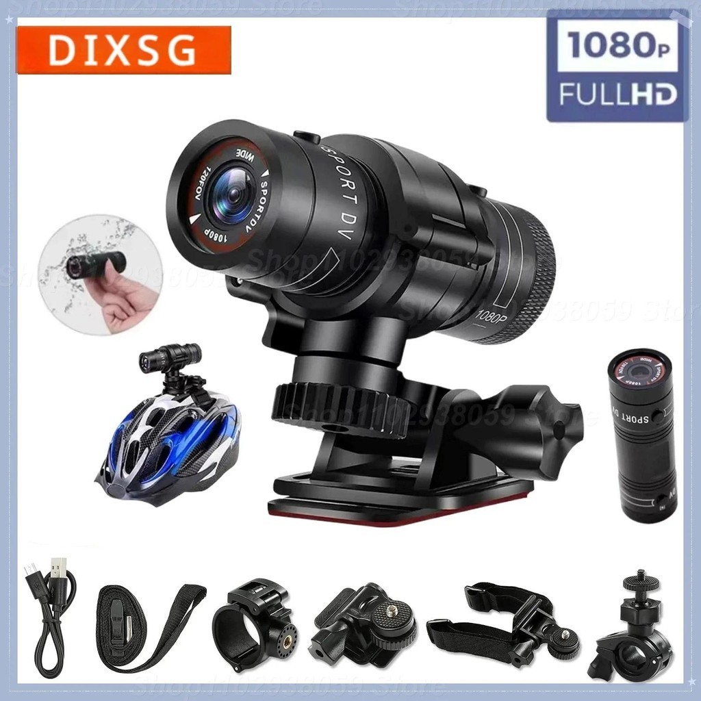 F9 Câmera Esportiva HD 1080P Para Capacete De Motocicleta Vídeo DV De ...