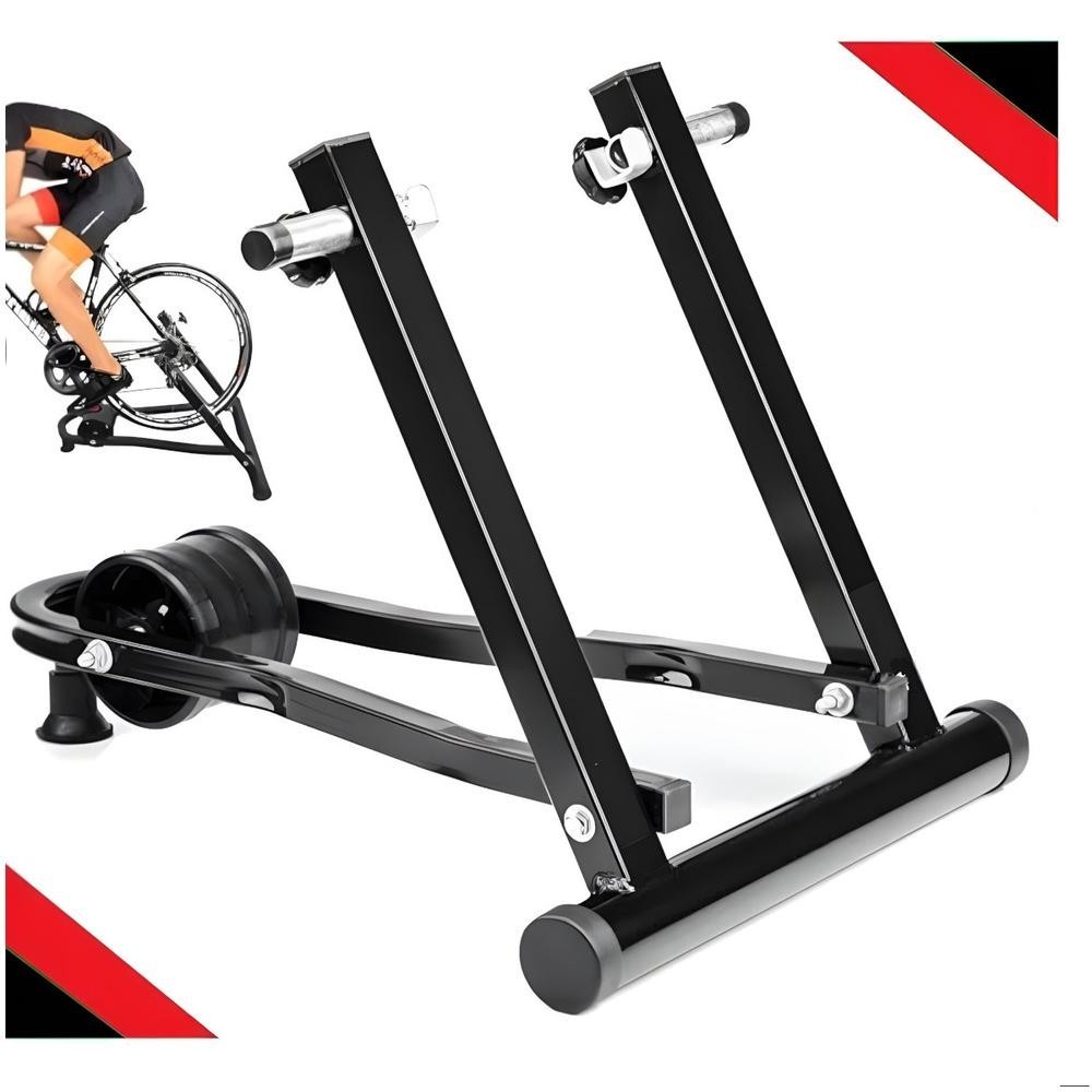 Rolo de Treino Para Bicicletas Ajustável Preto Speed Mtb