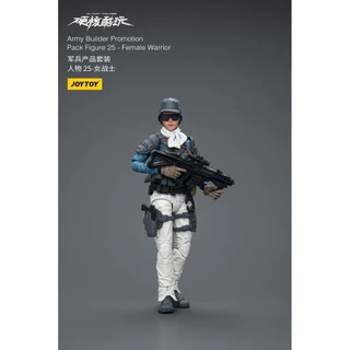 Figura Do Pacote Construtor Exército 25-Guerreiro Feminino-De Ação Dos Soldados Da JOYTOY