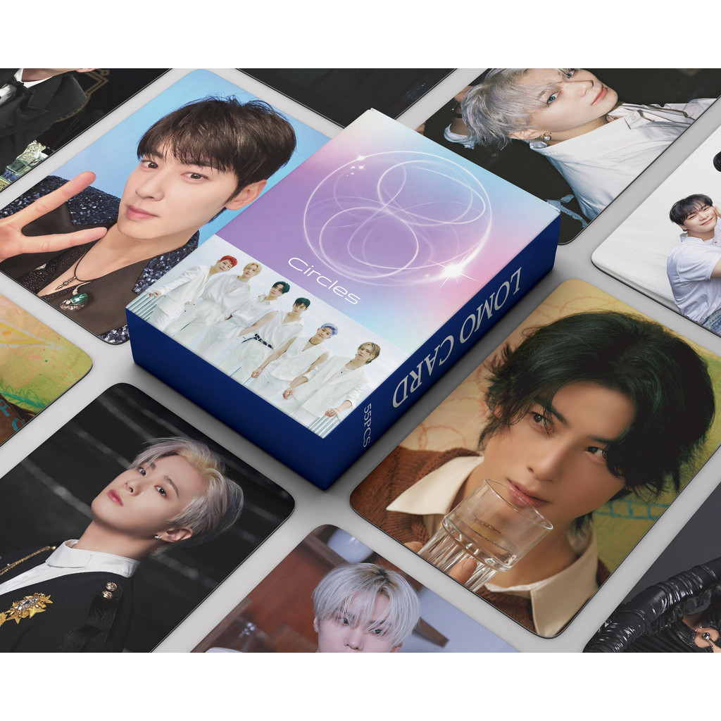 55pcs ASTRO Photocards Circles 8th Anniversary Lomo Cards JIN JIN MJ ...