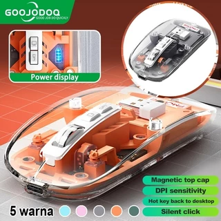 Rato Goojodoq Bluetooth Mouse DPI Sem Fio Para iPad laptop Recarregável Telefone De Mesa Silencioso Android Desktop
