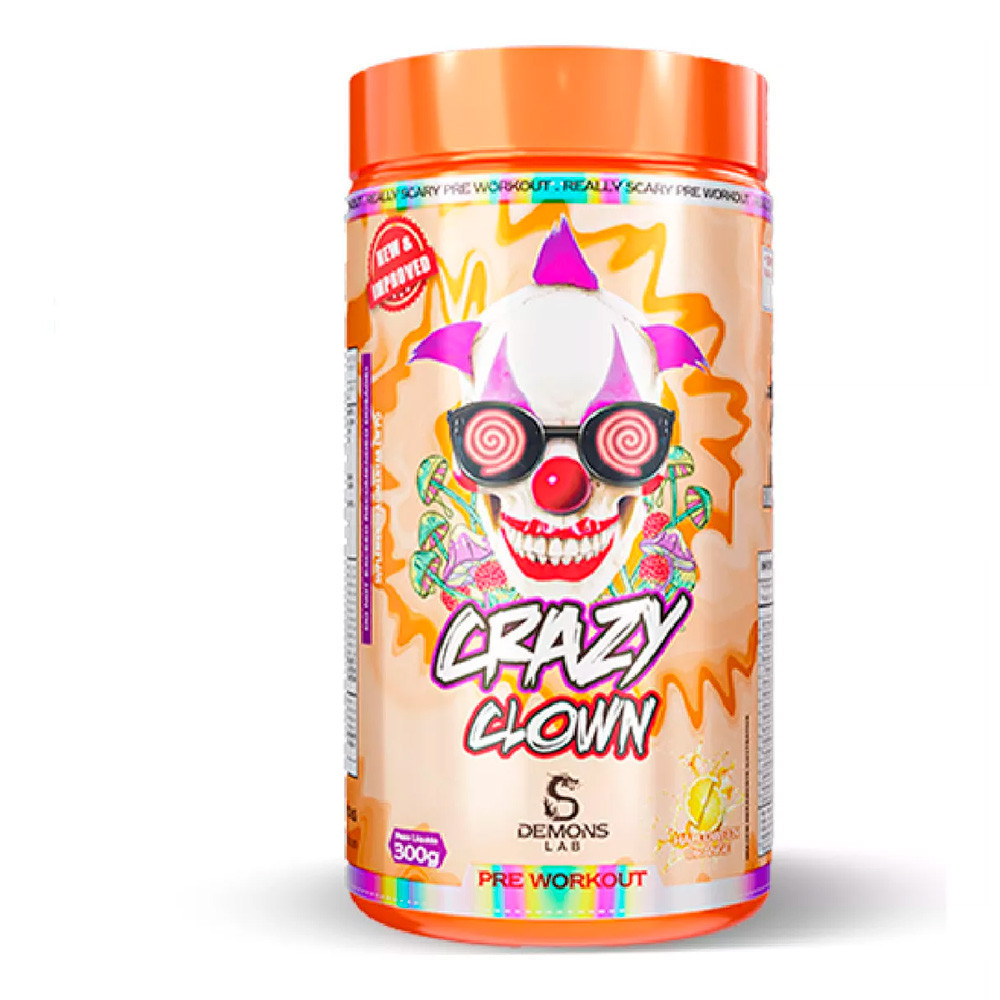 Pre Treino Clown Crazy Halloween Orange 300g - Demons Lab