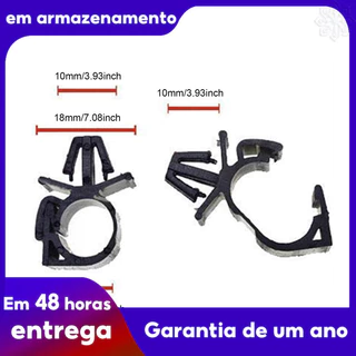 10x Fixador De Fiação Do Chicote Carro Rota Retentor Fixo Clip De Tubo Corrugado Abraçadeira De Cabo De Óleo Linha De Viga De