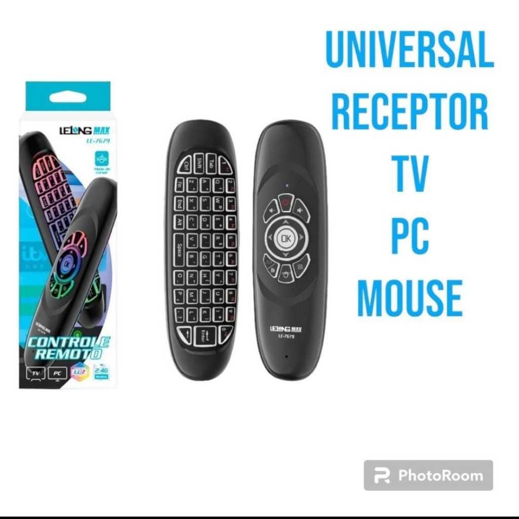 Controle Air Mouse S/fio 2.4 Wireles Smart Tv