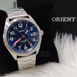 Relógio Orient Masculino em Aço Prata à Prova D’água MBSS1396