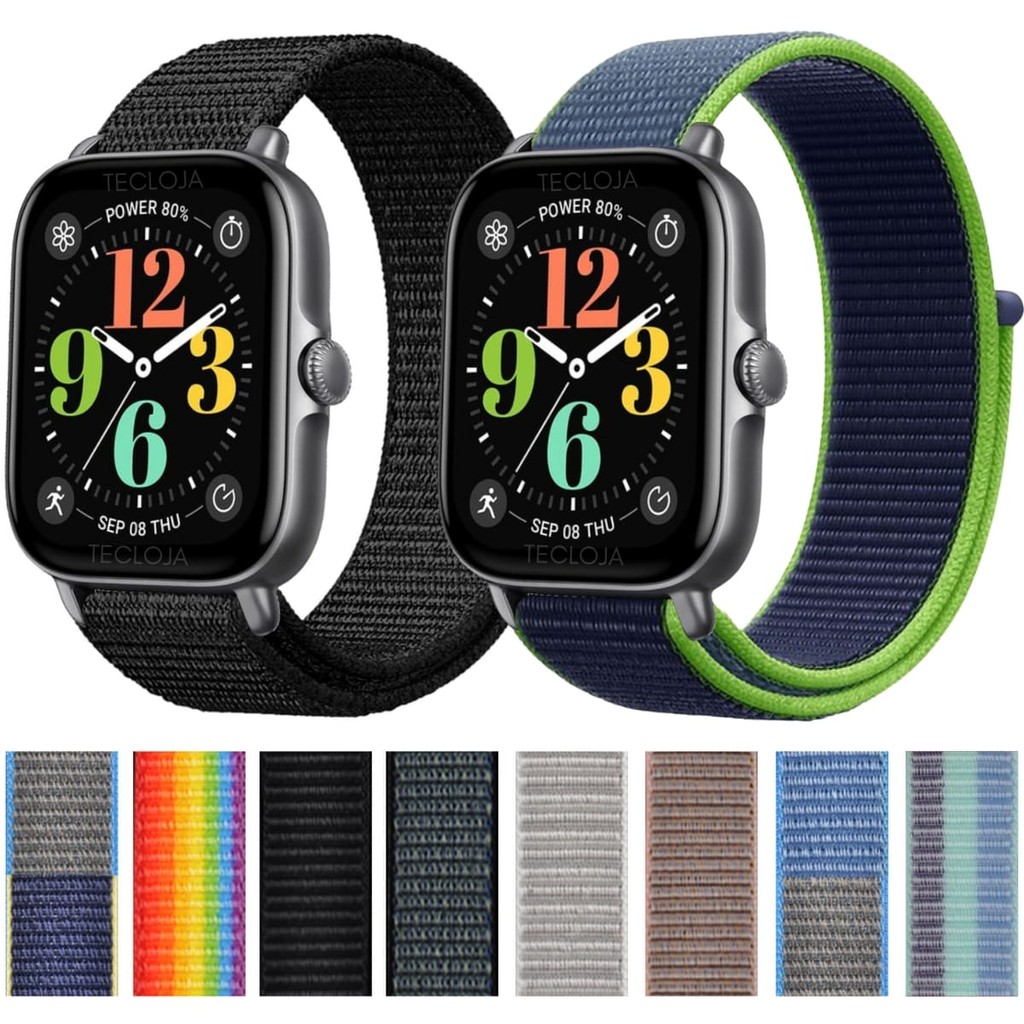 Pulseira Para Amazfit GTS 4 Mini New A2035 Pulseira Nylon Para Amazfit GTS 4 Mini New Pulseira 20mm