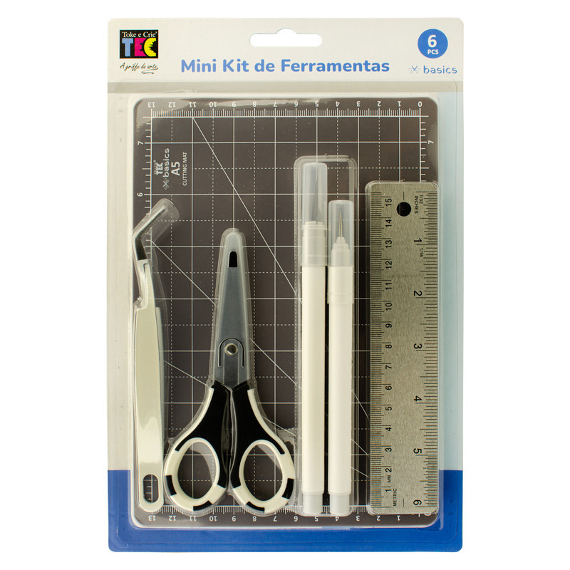 MINI KIT DE FERRAMENTAS (Artesanato) - DI127 - TOKE E CRIE