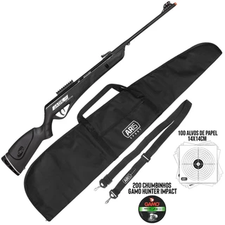 Kit Carabina 6.35 Cbc Jade Pro Nitro Capa Chumbinho 200un