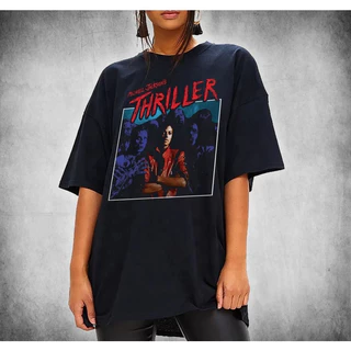 Camiseta Thriller Unissex 100% Algodão - Envio Rápido