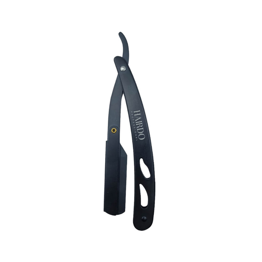 Navalha Barbeiro Profissional Barba Acabamento Cor Preto