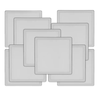 10 Paineis de LED 4000K Bivolt 24W Bivolt Sobrepor Plafon