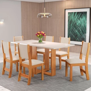 Mesa de Jantar 6 Lugares Erika