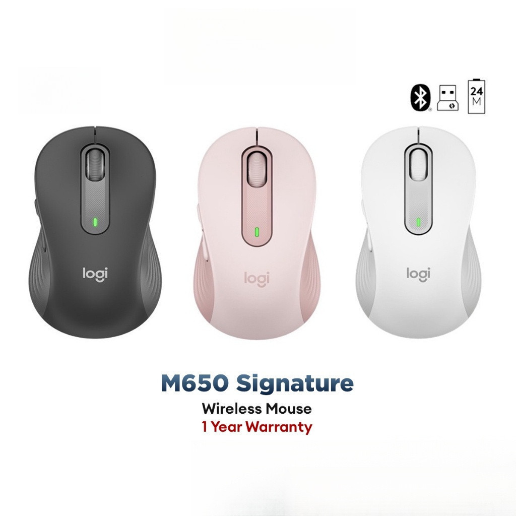 Mouse sem fio Logitech M650 Signature