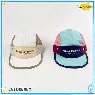 LAYORBABY Boné De Beisebol , Bonés De Estilo Coreano Para Pais E Filhos Secagem Rápida Anti-Sol UV Crianças