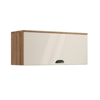 Armário Aéreo de Cozinha 800mm 1 Pta Lótus Carraro Freijó/Off W