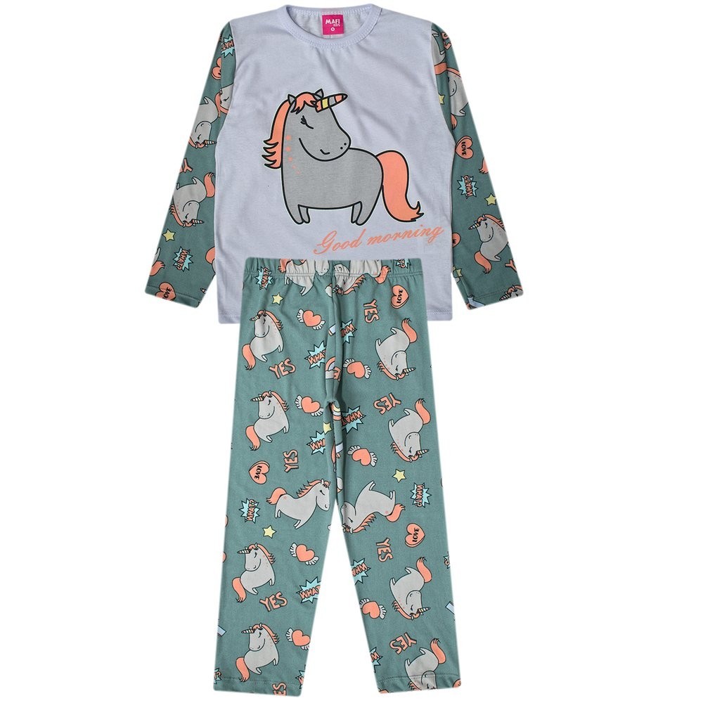Pijama Infantil Menina Brilha No Escuro | Shopee Brasil