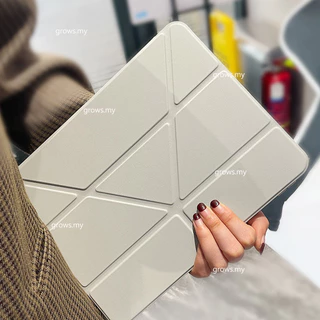 Para Samsung Galaxy Tab S9 FE + S9 + 12.4 S9FE S6 Lite 10.4 A9 A8 A7 A9Plus SM-X710 X716 X616 X516 S7 S8 + Capa De Couro Em Acrílico Transparente Y