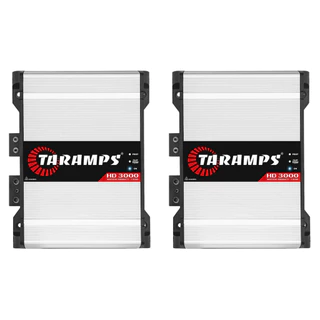 Par Kit 2 Módulo Amplificador Taramps Hd3000 3000w Rms 1 Canal 2 Ohms
