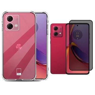 Capa Case Capinha Anti Queda Para Motorola Moto G84 5G + Película 3D Privacidade