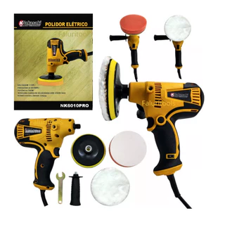Polidor Politriz Angular 700w Multifunções 6 velocidades Automotiva 5 Polegadas - Envio Imediato