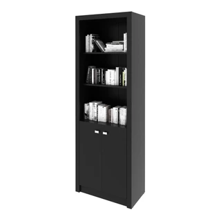 Armário Escritório com 2 Portas Multimóveis CR25020 Preto
