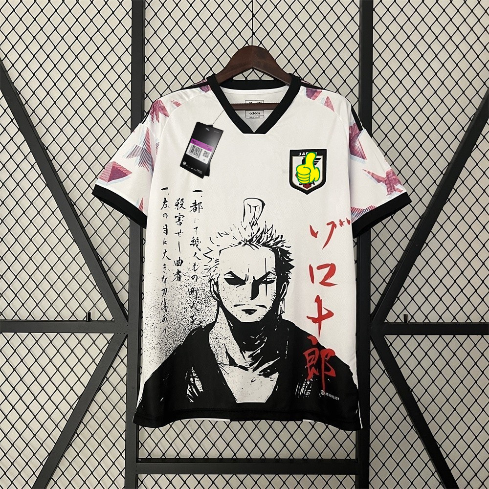 23-24 Japão ONE PIECE Zoro Camisa de Futebol Homem