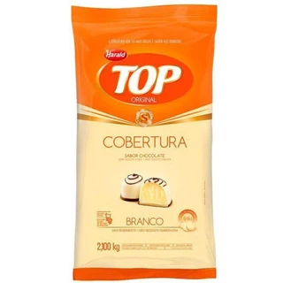 Kit 2 Pacotes Harald Top Cobertura Branco em Gotas Fracionada 2,050 Kg