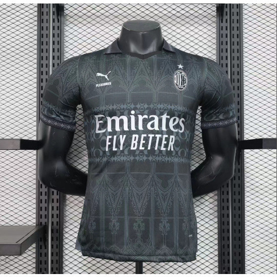 24/25 Futebol camisa versão Black Player